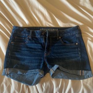 American Eagle jean shorts-denim, midi, size 10